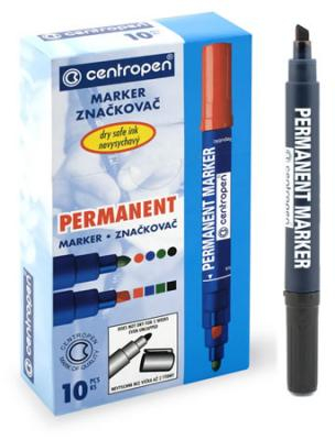 Маркер перманентный CENTROPEN, клиновидный наконечник