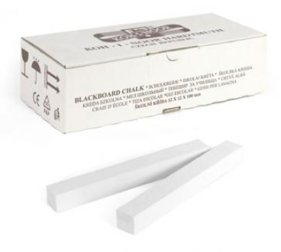 Мел школьный KOH-I-NOOR 1,2х1,2х10 см, белый, 100шт._product_product