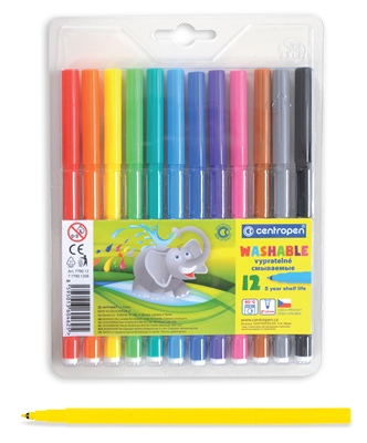 Фломастеры CENTROPEN 12 цветов_product_product_product
