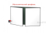 Доска трехэлементная комбинированная магнитная мел+маркер BoardSYS 100 х 500см._product_product_product_product