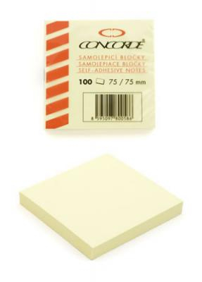 CONCORDE самоклеящийся блок  75х75 мм., 100 л._product_product